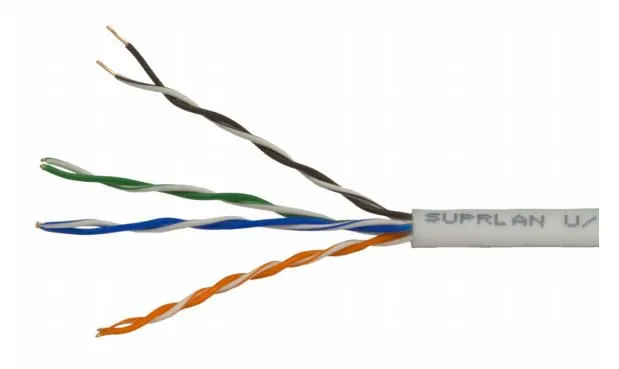Кабель SUPRLAN Standard U/UTP Cat.5e 2x2xAWG24 Cu LSZH Indoor